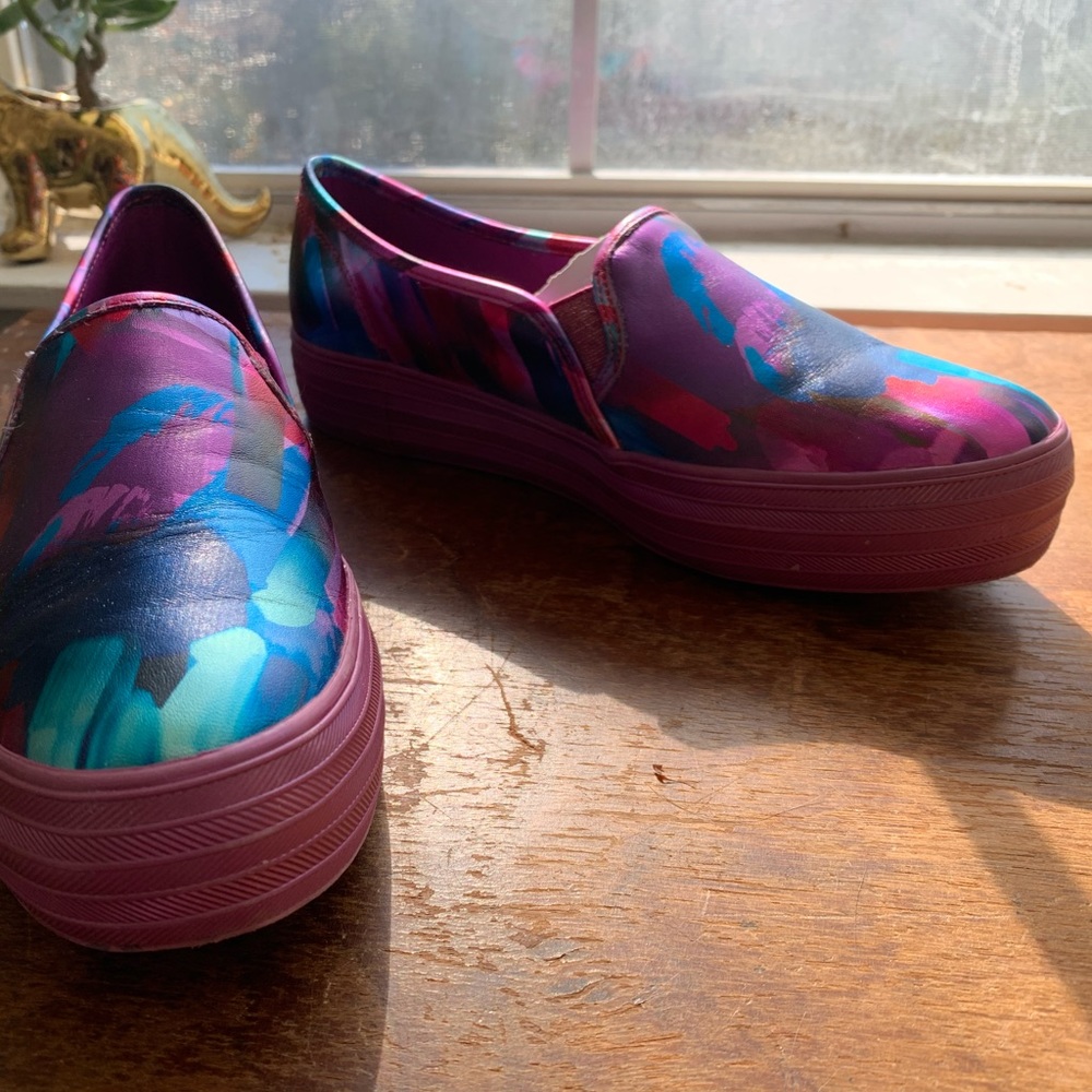 Keds platform slipons